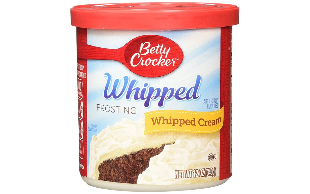 Betty Crocker Whipped Frosting, Whipped Cream   Container  340 grams
